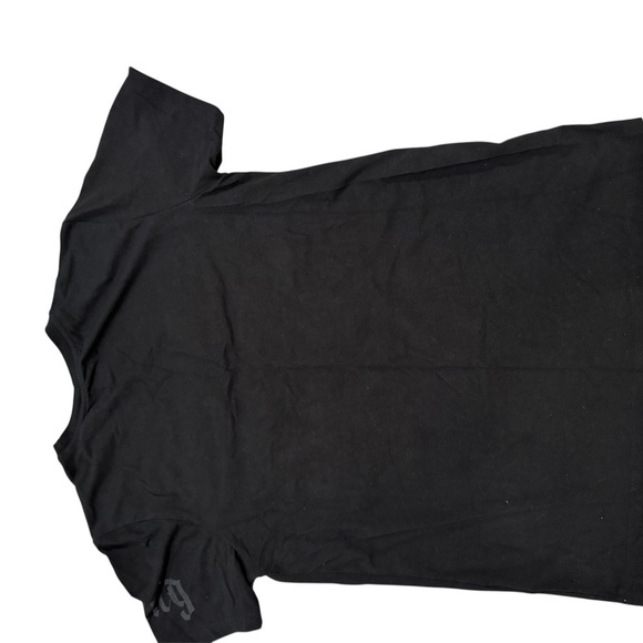 Black T-Shirt with Colorful Crown Design - Picture 3 of 3